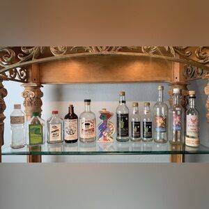 Very Rare Rum Gin & Agave Unrinsed Collectible Empty Bottle Tortuga Aruba Belize